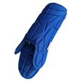 thumbnail image 4 of Protector de piernas para béisbol y sóftbol, ​​ajustable, cómodo, ergonómico, deportivo, compacto. Azul, 4 of 9