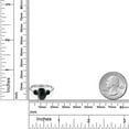 thumbnail image 6 of Gem Stone King 3.04 Ct Oval Cabochon Black Onyx 925 Sterling Silver Ring, 6 of 6