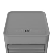 Midea 6,000 BTU Portable Air Conditioner with Wi‑Fi, 2‑Speed, 250 Sq Ft Coverage, Gray