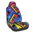 thumbnail image 1 of Wukai Vintage Audio Cassettes Car Seat Covers Full Set Soft Padding Universal, 1 of 5