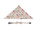 thumbnail image 1 of Conjunto de collar y bandana para mascotas Pajarita ajustable de muñeco de nieve navideño, 1 of 8