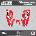 thumbnail image 3 of Kalair GFX Graphics Kit for Honda ATV TRX 400EX (1999-2004) Lethal Series, 3 of 6