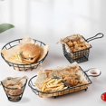 thumbnail image 2 of French Fries Basket Snack Bucket Chip Fried Chicken Storage Basket Food Frying Basket Oil Strainer Creative Tableware Container, 2 of 5