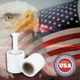 thumbnail image 4 of PSBM Cast Mini Hand Stretch Wrap 6" x 1000' 288 Rolls 90 Gauge Clear Shrink Film for Packing 1 Free Plastic Dispenser Handle Per Case, 4 of 8