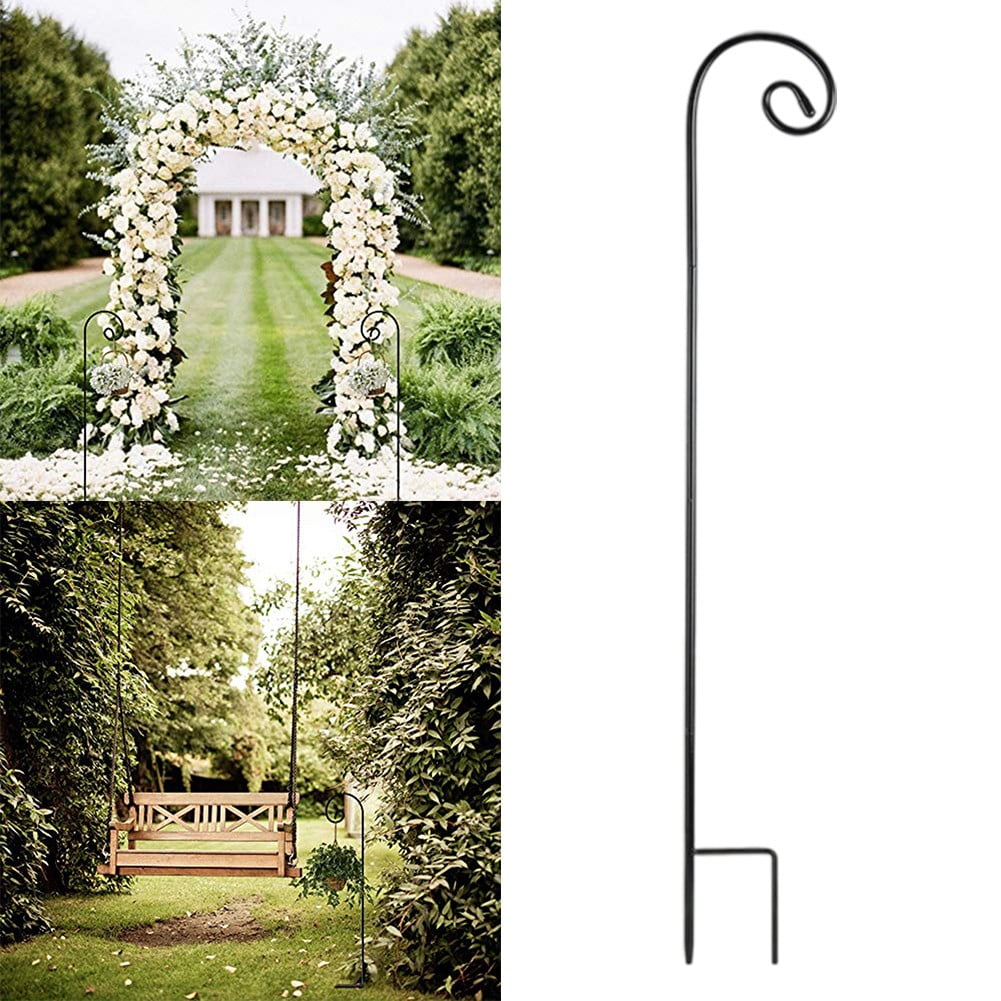 RANME 6Pack Shepherd Hook Used For Hanging Bird Feeders Flower Baskets Lanterns