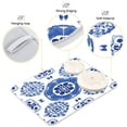 thumbnail image 2 of Iauyy Dish Drying Mat for Kitchen Counter, Super Absorbent & Hanging 16x18 / 18x24 Inch (S/M) Features Intricate Geometric Designs, 2 of 8