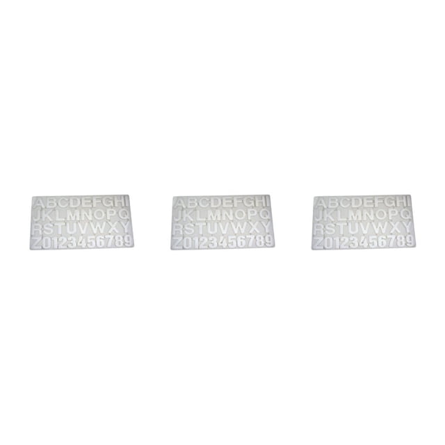 Advancent Moldes de Fondant para cocina, 26 letras en inglés, molde en relieve, herramientas de decoración de pasteles hechas a mano, troquel Type1 NO1