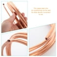 Tersarium 2pcs Copper Tubing Refrigeration Soft Coil Copper Tube Air