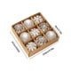 thumbnail image 3 of Xihbxyly Juego de Bolas Navideñas con Purpurina Plateada, Plástico Irrompible, 9 Diseños Diferentes, Elegante Adorno para Árbol, Decoración Festiva para Bodas, Fácil de Colgar, Tamaño 24,8 X 24,5 X 8, 3 of 6