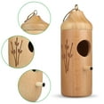 thumbnail image 5 of Hummingbird Houses Wooden Hand Craft Ornament Outdoor Garden Patio Hang Decor, 5 of 13