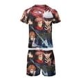 thumbnail image 7 of Jujutsu Kaisen Boys Rash Guard Set 2 Piece Swimsuits Short Sleeve Bathing Suits with Trunks, 7 of 7