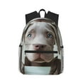 thumbnail image 1 of Easygdp Adorable Puppy Portrait Mochila Casual para Portátil, Mochila para Escuela, Viajes, Negocios, 1 of 6
