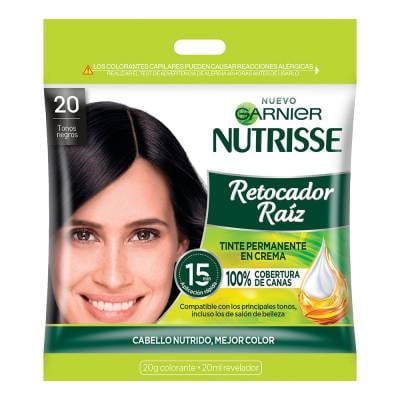 Retocador de raíces Garnier Nutrisse 20 tonos negros