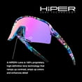 thumbnail image 3 of 100% Lightweight Unisex Sport Sunglasses, Soft Tact Neon Orange - Hiper Red Multilayer Mirror Lens, 3 of 7