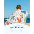 thumbnail image 5 of OCOOPA Diveblues Microfiber Kids Beach Towels,30" x 60" Sand Free Quick Dry Beach Towels for Girls & Boys, 5 of 9