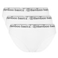thumbnail image 1 of Bamboo basics Calzoncillos para mujeres YARA, 3-pack - Cintura con logo, transpirable, camiseta simple Blanco L (Large), 1 of 4