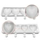 thumbnail image 1 of Moldes para helados de 4 cavidades, molde para paletas en forma de corazón 3D, molde de silicona para bricolaje, puré de helado, yogur Jadeshay  A, 1 of 8