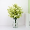 thumbnail image 3 of Realistic Artificial Grass Decorative Delicate No Watering Natural 7 Fork Green Simulation Plant Home Decor, 3 of 8