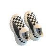 thumbnail image 5 of Willtoo Kids Slip On Knit Sneakers Breathable Mesh Checkered Pattern Walking Shoes Lightweight Non-Slip Casual Running Sport Shoes, 5 of 6