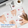 thumbnail image 4 of Long Mouse Pads for Desk,Pomeranian Dogs with Hearts Desk Mats on Top Of Desks, Desk Mouse Pad Extra Large with 3mm Non-Slip Base and Stitched Edge for Gaming,Office,Work,Home 31.5"x11.8", 4 of 6