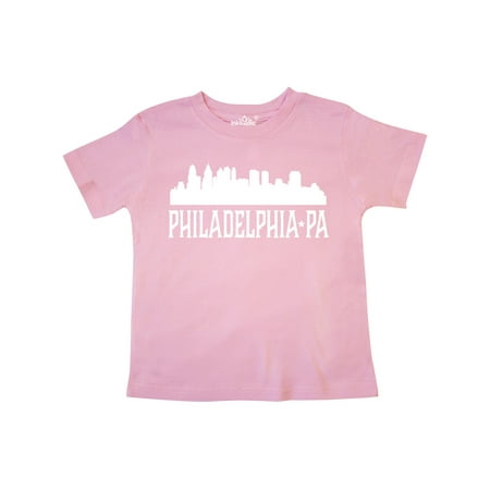 

Inktastic Philadelphia Pennsylvania Skyline PA Cities Gift Toddler Boy or Toddler Girl T-Shirt