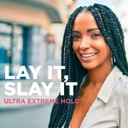 Esha Slick N Slay Braiding Gel – 2-in-1 Ultra Extreme Hold Gel for Locs, Twists & Edges – Hydrating, Conditioning & Shining – Apple, 17 Fl Oz