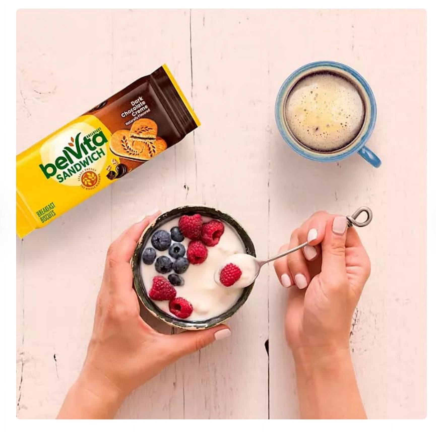 belVita Dark Chocolate Creme Breakfast Biscuits (25 pk.), 1 Count (Pack of 1)