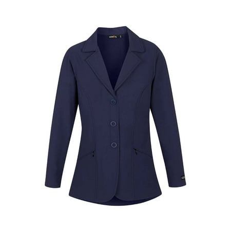 KERRITS Kids Stretch Competitor Show Coat Color: Navy Size: XL (60471NAVYXL)