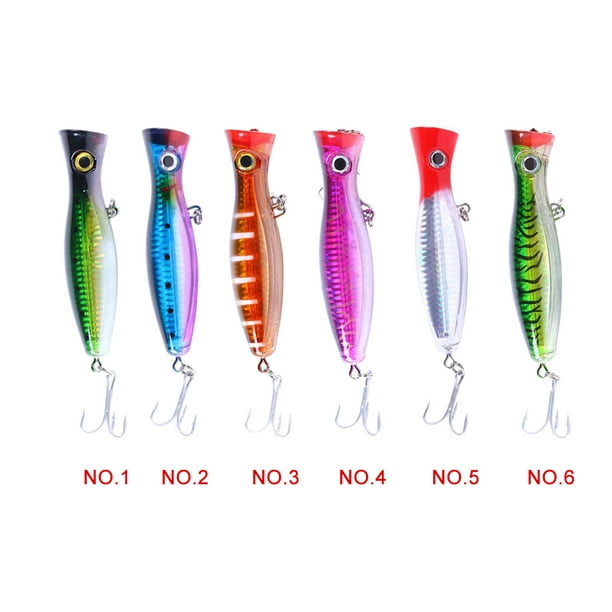 Fashionhome Top Water Fishing Lures Popper Lure Crankbait Minnow Swimming Crank Baits Saltwater Fishing Lures Other 13cm