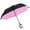 1#Pink, variant on Innovative Reverse Umbrella Double layer Sunshade - C-shaped Creative Colorful Pattern Umbrella, Double-Layer UV Protection, Hand-Open Design,J