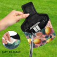 thumbnail image 4 of Haosy Lemons Wine Leaves Golf Mallet Putter Cover Strong Magnetic Leather Golf Club Headcover Closure, 4 of 7