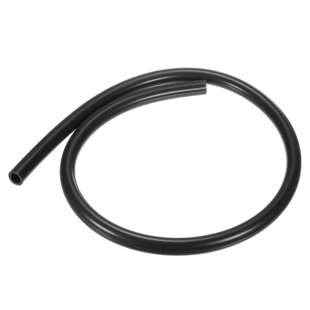 1 Paquete de Tubo de Silicona de 1 Metro, 12x18mm (IDxOD) Tubo de Caucho de Silicona Manguera Flexible Negra