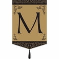 thumbnail image 6 of Magnolia Garden Flags M030004 Monogram D Tassel Burlap Garden Flag, 6 of 7