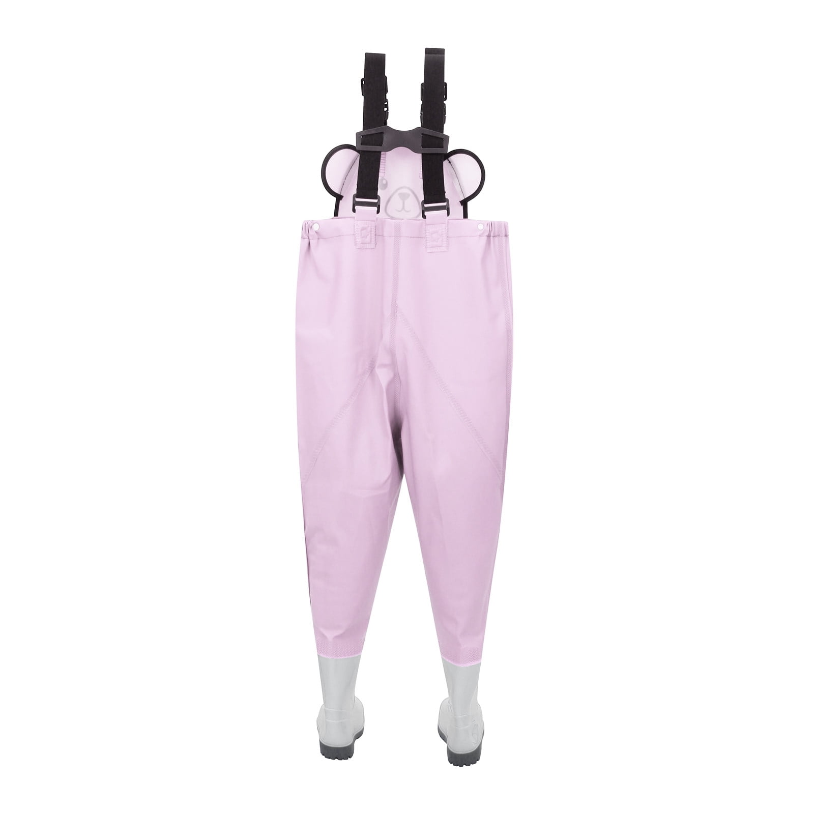 Ulitacool Toddler Boys Onesies Long Sleeve Bodysuit Kids Rain Bib Pants Waterproof Rain Wear Youth Fishing Waders Water Proof Camo Fishing Waders With Boots Fashion Daily Wear 3-4 Years Pink