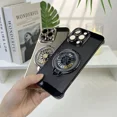 thumbnail image 3 of Para iPhone 15 Pro Max Funda protectora ultradelgada Sin marco Soporte giroscópico Disipación de calor 13/14 Serie iPhone 15 Funda protectora, 3 of 4