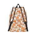 thumbnail image 3 of Balery Corgi Animal Vintage Canvas Backpack for Men and Women - Large Capacity, Durable Travel Laptop Bag for School, Work, Hiking, and Outdoor Activities, 3 of 7
