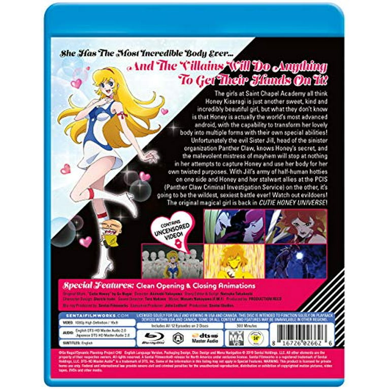 Cutie Honey Universe (Blu-ray), Sentai, Anime - Walmart.com 