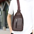 thumbnail image 4 of Lilixerw Canvas Sling Bag - Small Crossbody Backpack Shoulder Casual Daypack Rucksack for Men Women, 4 of 6