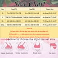 thumbnail image 3 of 2 Pieces Women's Bra Compression High Support Bra For Women's Every Day Wear Exercise And Offers Back Support Full Coverage Bras, 3 of 4