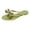 Green, variant on Modisza Womens Bow Flip Flops Cute Jellies Sandals Flat Summer Beach Thong with Rivets Ladies Slip on Vacation Slide Shoes Size 6 Black