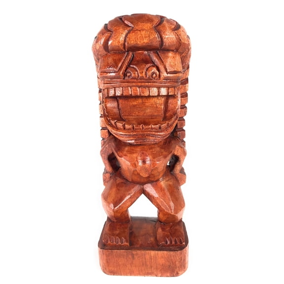 God Of King Kamehameha Tiki 12" - Authentic Hawaiian Tiki | #bla600230