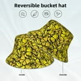 thumbnail image 4 of Kdxio Reflective Bucket Hat - Yellow Butterflies Print Bucket Hat for Men,Women, 4 of 9