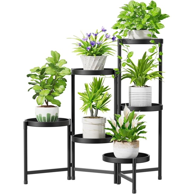 Large Plant Stand Indoor Wide Tall Corner Metal Plant Stands Outdoor for Multiple Plants Folding ed Flower Display Holder Rack Shelf