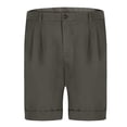 thumbnail image 4 of Jaunzuar Mens Summer Shorts Button Solid Color Golf Shorts Casual Loose Work Shorts with Pockets XXL, 4 of 8