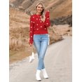thumbnail image 5 of Zeagoo Women' Fall Crewneck Cropped Sweater Trendy Long Sleeve Ribbed Knit Pullover Jumper Tops, 5 of 6