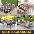 thumbnail image 5 of Valentine's Day Table Cloths for 4 Foot Rectangle Tables, Red Gnomes Love Balloon Black White Plaid Patio Waterproof Elastic Fitted Tablecloths, Washable Rectangular Table Cover for Camping, 5 of 8