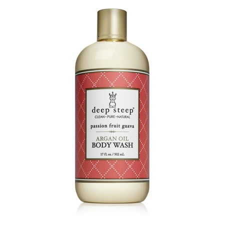 Deep Steep Argan Oil Body Wash, Passion Fruit Guava, 17 Oz