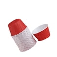 thumbnail image 1 of Toystoory 50 Uds. De vasos para helado de 200ml, cuencos para postre, yogurt congelado, recipientes para comida para llevar, magdalenas, Herramientas y accesorios para hornear Rojo, 1 of 6