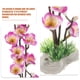 thumbnail image 5 of Nestingho Flor Artificial Violeta Para De Bandejas De Comida Con Apariencia, 5 of 7