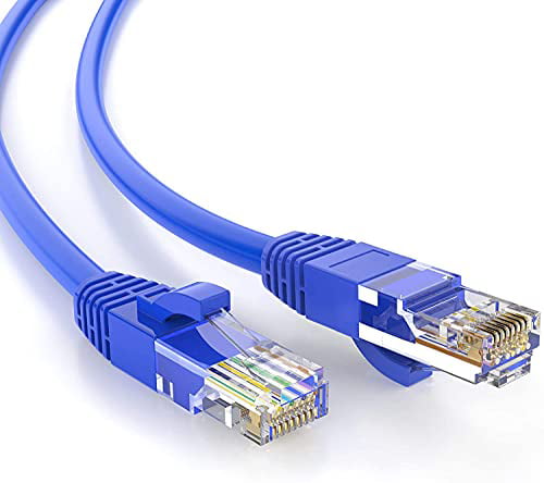 BLUE 2m LAN PATCH CORD RJ45 Male Connection CAT5E Cable Online Game TV Ethernet 